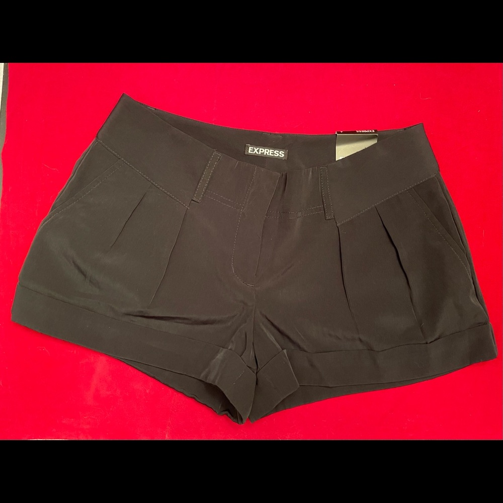 Express Black Dress Shorts
